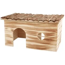 Trixie Grete house 2 exits rabbits bark wood/flamed 45 × 24 × 28 cm