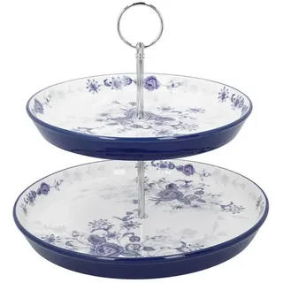 London Pottery Lpbrcakestandblu Schmortopf - Blue Rose - One Size