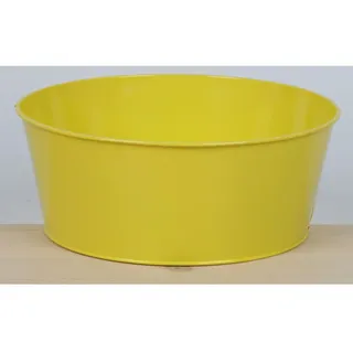 Übertopf Blumentopf Pflanztopf Blumenkübel Pflanzgefäß Metall circa Ø 25 × H