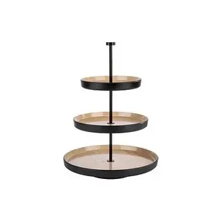 APS Etagere FRIDA beige/schwarz Höhe: 43,0 cm, 1 St.