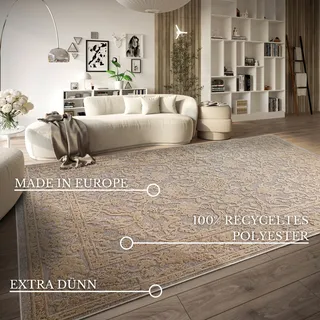 Villeroy & Boch Ambroise Teppich 160 x 230 cm Beige/Grau