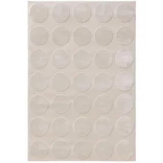 benuta Teppich Claire Cream 200x300 cm , Creme , Kunststoff , Rechteckig , 200x300 cm , pflegeleicht , Teppiche und Böden, Teppiche