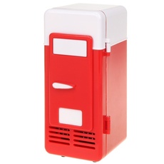 ThreeH Neuer Mini roter USB-Kühlraum-Kühlvorrichtung-Getränk-Dosen-/Wärmer-Kühlraum für Laptop