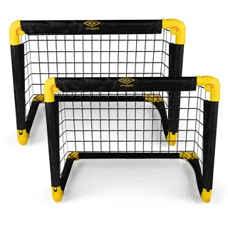 Umbro Fußballtor Schwarz/Gelb 50 x 44 x 44 cm