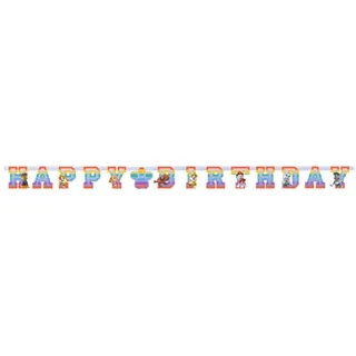 Paw Patrol Letter Banner 2022