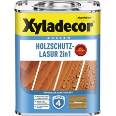 Bild Holzschutz-Lasur 2 in 1 750 ml walnuss matt