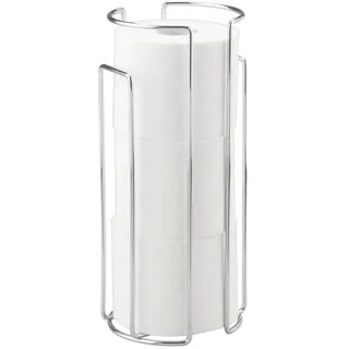 Wenko Toilettenpapier-Ersatzrollenhalter Chrom schwere und massive Qualität Chrom