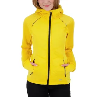 Deproc Active Damen Strickfleecejacke Fleecejacke mit leichter Kapuze Übergangsjacke Windbreaker ELMCOURT II