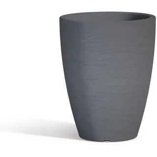 PFLANZENTOPF PFLANZKÜBEL BLUMENTOPF 30 CM H40 GRAU BLUMENKÜBEL RUND ITALY
