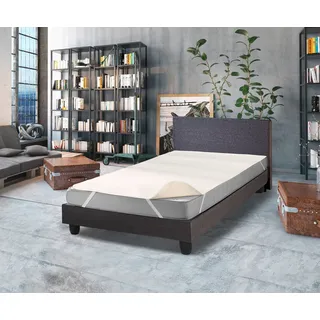 SETEX Matratzenauflage »Molton Spann, Auflage, Allergiker geeignet (Hausstauballergiker)« strapazierfähiger Matratzenschutz, 90x200cm, 140x200 & weitere Größen, beige