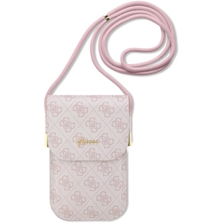 GUESS Tasche GUOWBP4SNSP Rosa 4G Metal Logo Script Phone Bag Pink