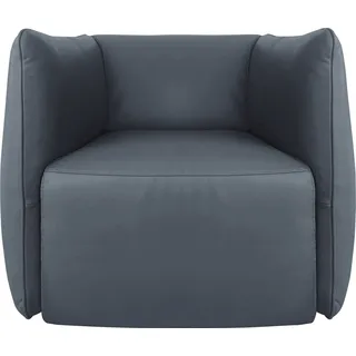 Egoitaliano Sessel »Ludo«, grau , 76686838-0 Leder »BULL«