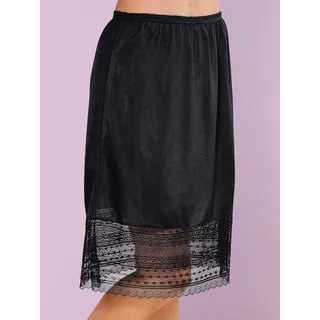 Unterrock WÄSCHEPUR, Damen, Gr. 40, schwarz, 100% Polyester, unifarben, Röcke Unterrock
