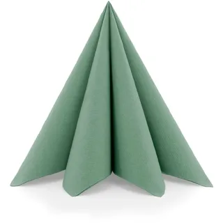 Sovie HORECA Serviette in EUKALYPTUS aus Linclass Airlaid, 40 x 40cm, 1/4 Falz, 50 Stück, hochwertige Einwegservietten für Gastronomie Hotel Catering und elegante Tischdekoration