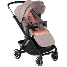 Jané Jewel, Kinderwagen, ab Geburt bis 15 kg, Aluminium, mit Tasche und Regenüberzug aus Kunststoff, komplett klappbar