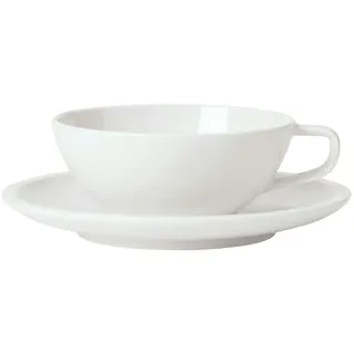 Villeroy & Boch Teetasse mit Untertasse 0,12 l Weiß 2 St.