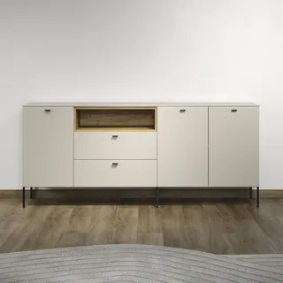 Home Affaire San Pedro 197 x 85 x 42 cm Eiche / Braun