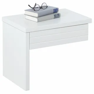 OTTO home Nachttisch CAPRE 50 x 34 x 41 cm Weiß