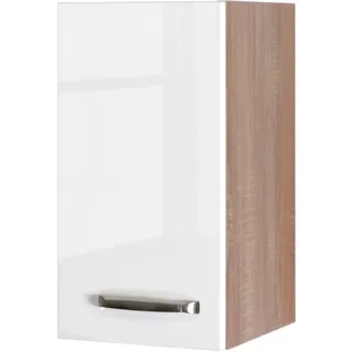 Flex-Well Hängeschrank Valero 30 x 55 x 0 cm Hochglanz Weiß