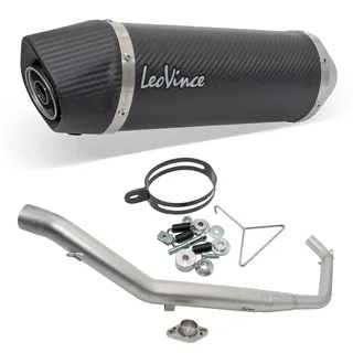 LeoVince SBK Lv One Evo Yamaha Mt-125 / YZF-R125 CARB with catalyst
