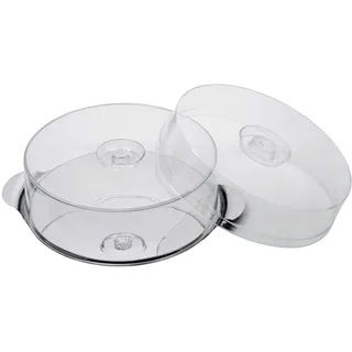 APS Tortenplatte mit 2 Hauben