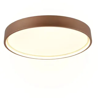 Trio LED Deckenleuchte Coffee 1-flammig rund bronze