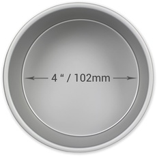 PME Aluminium-Runde Kuchenform 101 x 50mm
