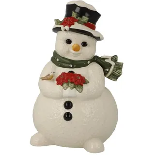 GOEBEL Figur Schneemann - Im verschneiten Garten Weihnachten