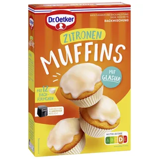 Dr. Oetker Zitronen Muffins Neue Rezeptur extra saftig und locker 415g