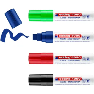 edding Kreidemarker 4 St. mehrfarbig 4,0 - 15,0 mm