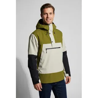Skijacke ICEPEAK "ICEPEAK CHARLTON", Herren, Gr. 54, grün (olive), Obermaterial: 100% Polyester. Futter: 100% Polyester. Wattierung: 100% Polyester, hoch geschlossener Ausschnitt, mit Windstopper,mit verstellbarem Klettverschluss, Jacken Skijacke, hochschließender Kragen, mit Kapuze, atmungsaktiv, wasserdicht