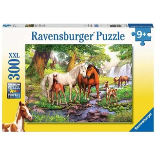 Ravensburger 12904 - Wildpferde am Fluss 300 XXL-Teile