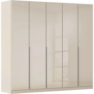 Rauch »Kleiderschrank Kleiderschränke Schrank Garderobe AGORDO mit Glasfront« in zwei Griff-Farben, Breiten 91-360 cm, durchdachte Innenausstattung, in 7 Breiten und 2 Höhen MADE IN GERMANY, beige