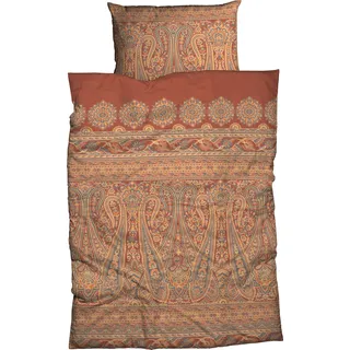Casatex Kirana orientalische Bordüren/Ornamente Orange 135 x 200 cm + 2 x 80 x 80 cm