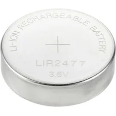 Bild Knopfzellen-Akku LIR 2477 Lithium 180 mAh 3.6V 1St.