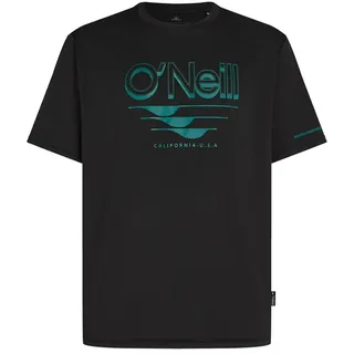 O ́neill Hybrid Upf Polygiene Graphic Uv-schutz T-shirt Mit Kurzen ärmeln - Black Out - L