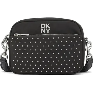 DKNY Jenny Camera Tasche Leather Black/Silver
