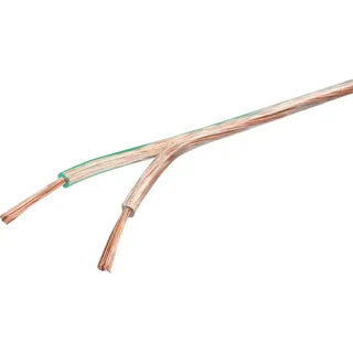 Schwaiger Lautsprecherkabel 2 x 0,75mm2 Transparent