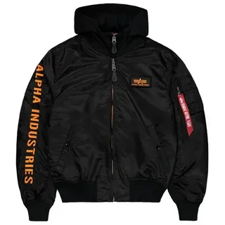 Alpha Industries MA-1 D-Tec SE Jacke Black/Orange M 
