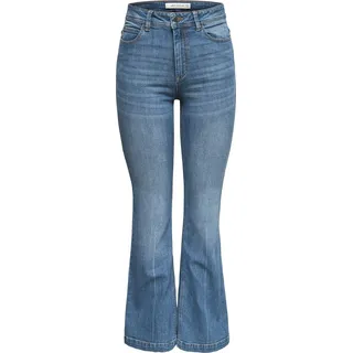 JDY JDY Damen Flare Jeans Super Stretch Denim Schlaghose JDYFLORA Größe: 31W / 32L - Blau