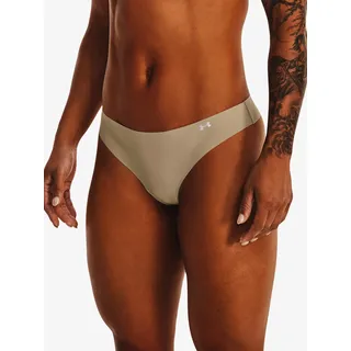 Under Armour Pure Stretch Thong 3pack Unterw sche, Beige L