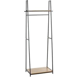 Haku-Möbel Garderobenständer PESCARA 1 Eiche Schwarz