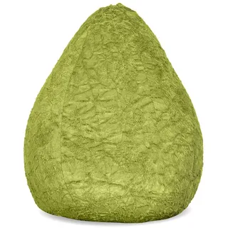 DS PRODUKTE Lumaland Sitzsack Fluffy 120l grün - Grün