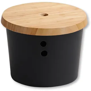 KESPER Vorratsdose rund schwarz Ø 21 cm, H: 15,5 cm