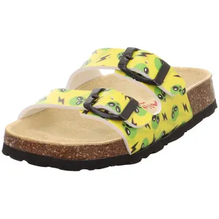 Fussbettpantoffel Gelb/Mehrfarbig 36 EU
