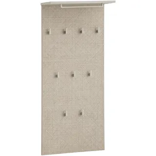Schildmeyer Garderobenpaneel Edno 50 x 110,6 x 20,9 cm Beige