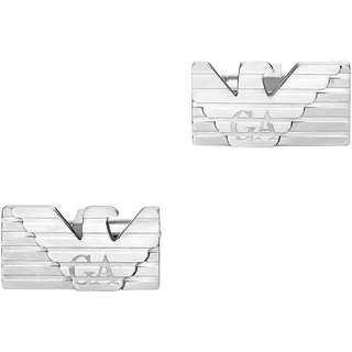 Emporio Armani Herren Manschettenknöpfe aus Edelstahl
