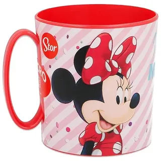 ALMACENESADAN 2666 Minnie Mikrowellentasse, Fassungsvermögen 350 ml, Produkt aus Kunststoff, BPA-frei