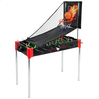 COLORBABY CB Games 12-in-1 Multiplaytisch, Tischfußball, Hockey, Basketball, Brettspiele, 92 x 41 x 61 cm, Familienspiel (85420)