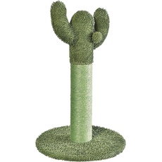 Amazon Basics Cactus Katze Scratching Post med dinglende kugle, 65 cm, Grün